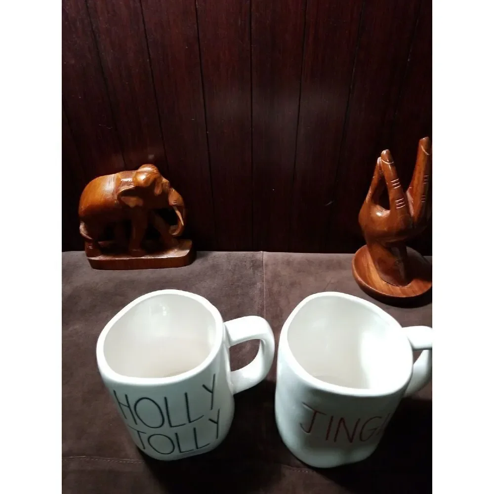 Rae Dunn Holly Jolly and Jingle Mug Cup